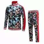 survetement homme pantalon veste versace cotton flower